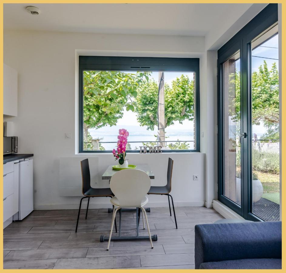 Appartement Cozy 1 Panoramique Lac Leman Thonon-Les-Bains Exterior foto