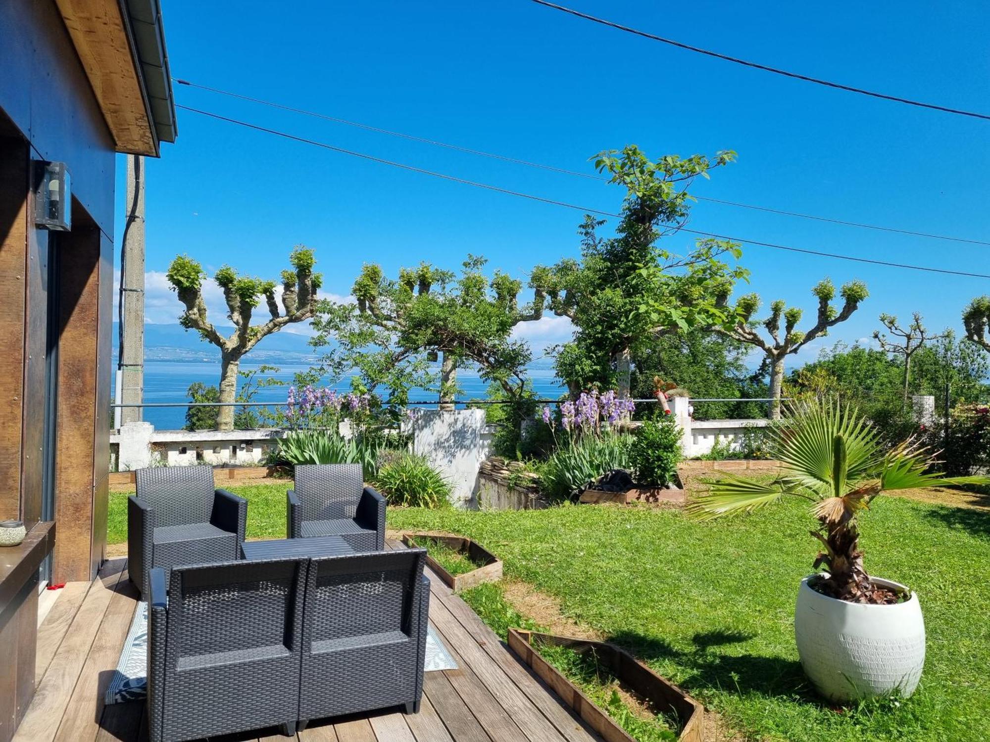 Appartement Cozy 1 Panoramique Lac Leman Thonon-Les-Bains Exterior foto